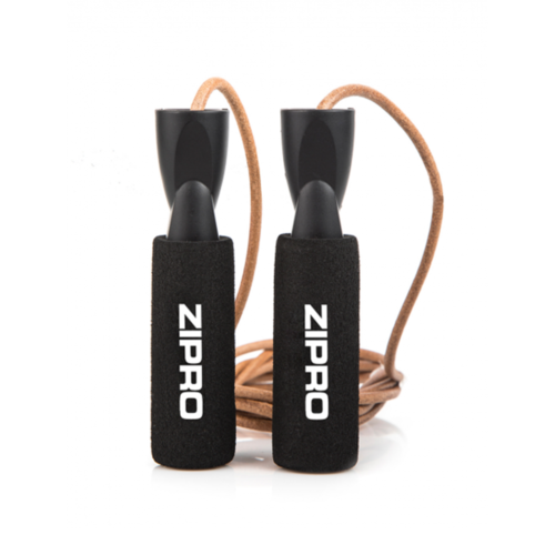 Hüppenöör ZIPRO Skipping Rope 275cm, nahast, must-pruun