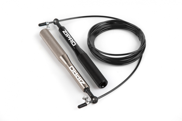 Hüppenöör ZIPRO Sports Jump Rope, 300cm, terasest, must