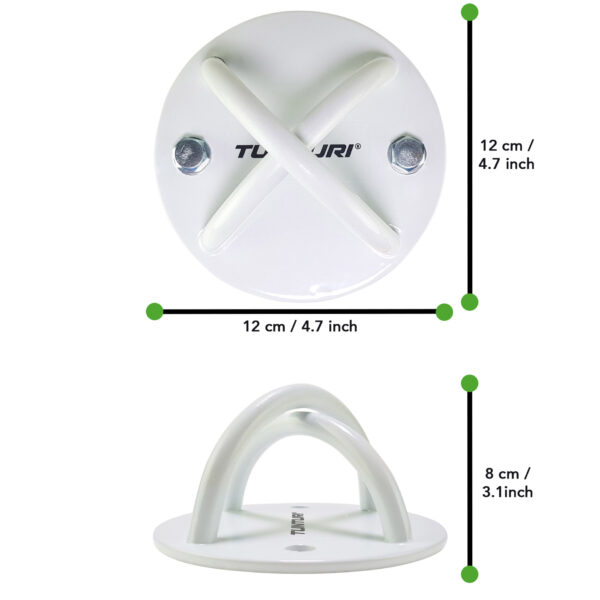 Kinnitus treeningrihmadele TUNTURI Suspension Trainer Mount, valge