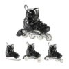 NilsExtreme_NH10815_mustvalge 4in1 (rull)uisud NILS EXTREME NH10905 In-line Skates/Hockey Ice Skates, must-valge, M (35-38)