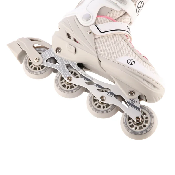 2in1 (rull)uisud NILS EXTREME NH18188 In-line Skates/Hockey Ice Skates, valge-roosa, M (34-38)