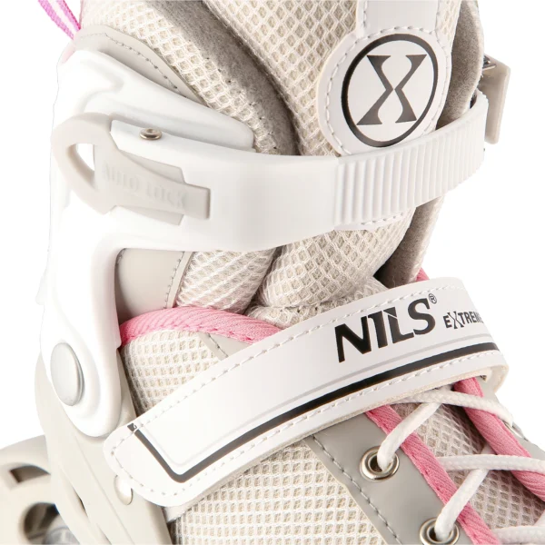 2in1 (rull)uisud NILS EXTREME NH18188 In-line Skates/Hockey Ice Skates, valge-roosa, M (34-38)