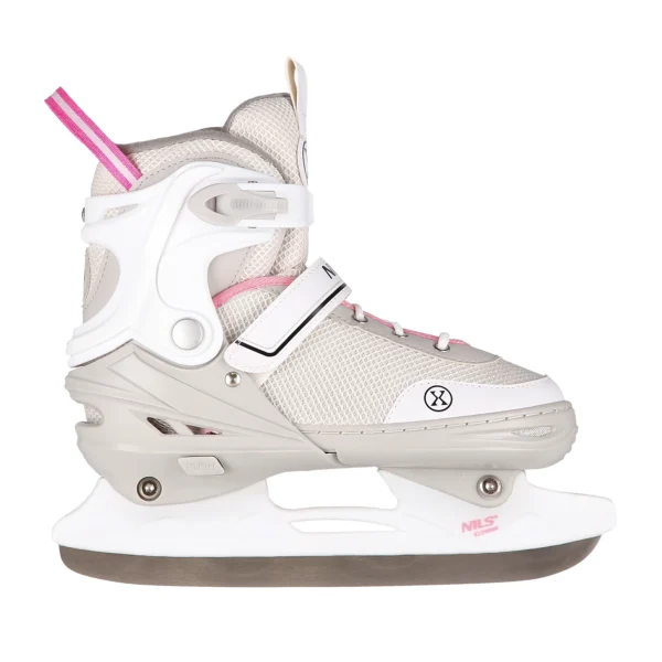 2in1 (rull)uisud NILS EXTREME NH18188 In-line Skates/Hockey Ice Skates, valge-roosa, M (34-38)