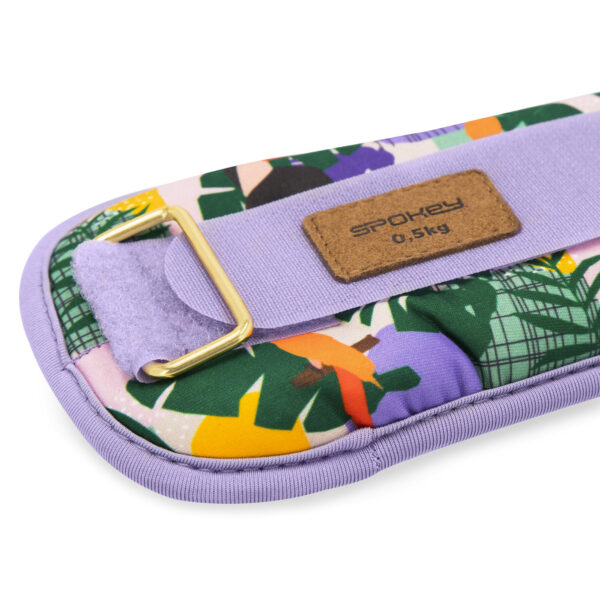 Randme-ja-pahkluuraskused-SPOKEY-Home-Jungle-2x0.5-kg-lilla-kirju-7 Randme- ja pahkluuraskused SPOKEY Home Jungle 2x0.5 kg, lilla-kirju