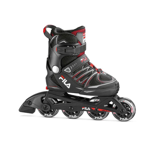 Rulluisud-FILA-X-One-must-punane Lasterulluisud FILA X-One, must-punane (L)