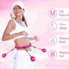 Masseeriv hularõngas raskusega Smart Hula Hoop M2, roosa