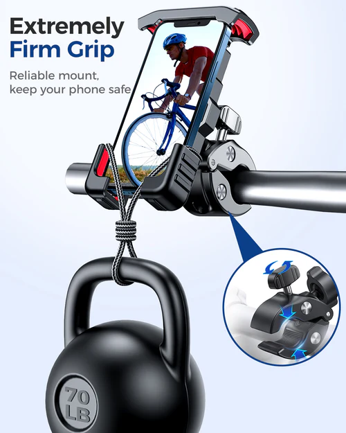 Telefonihoidik jalgrattale JOYROOM JR-ZS264, must