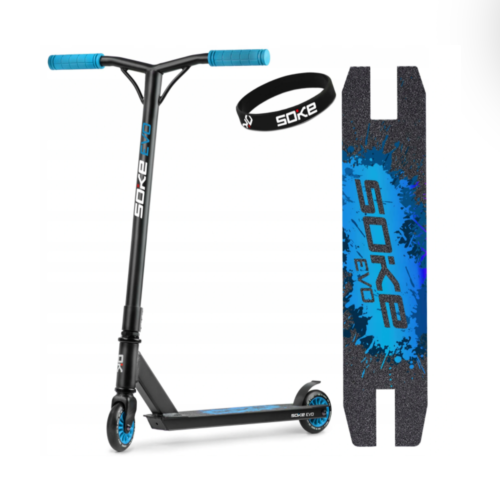 Trikitõukeratas SOKE EVO, must-sinine