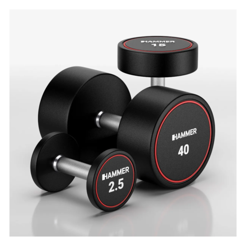 Hantel HAMMER Compact Dumbbell PU 27,5 kg
