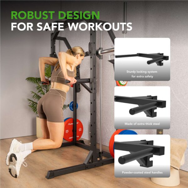 kaepidemed_Tunturi_DipAttachment-3 Käepidemed TUNTURI PR60 Power Rack - Dip Attachment