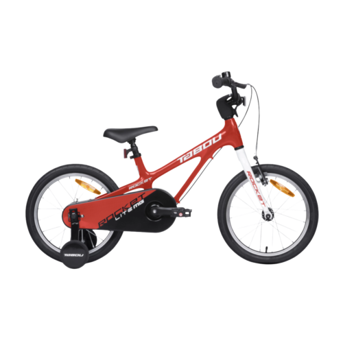 lastejalgratas_Tabou_RocketLiteMG-punanevalge Ülikerge laste jalgratas TABOU Rocket Lite MG, 14" punane/valge