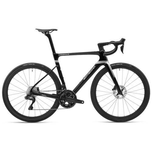 Maanteeratas BOTTECCHIA Aerospace - Shimano 105 Di2 24s - B1 Matt and Glossy Black (M)