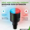 massaazipystoliots_Tunturi_Head_HeatnCool-2 Massaažipüstoli ots TUNTURI Head for Massage Gun, Heat & Cool