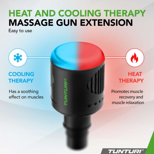 massaazipystoliots_Tunturi_Head_HeatnCool-2 Massaažipüstoli ots TUNTURI Head for Massage Gun, Heat & Cool
