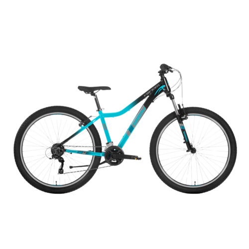 Noorte jalgratas TABOU Venom 1.0 W, 27,5" must-türkiis, 12-14 a