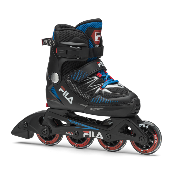 Laste rulluisud FILA X-One, Black/Blue/Red (L)