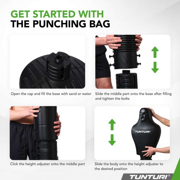 Seisev poksinukk TUNTURI Free Stand Boxing Dummy