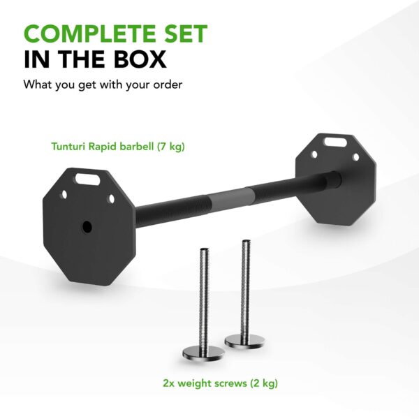 tostekang_Tunturi_RapidAdjustableBarbell11kg-3 Tõstekang TUNTURI Rapid Adjustable Barbell 11kg