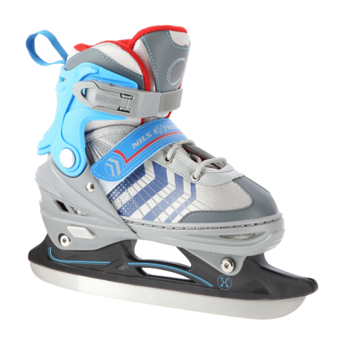 4in1 (rull)uisud NILS EXTREME NH18192 In-line Skates/Hockey Ice Skates, L (39-43), Grey/Blue