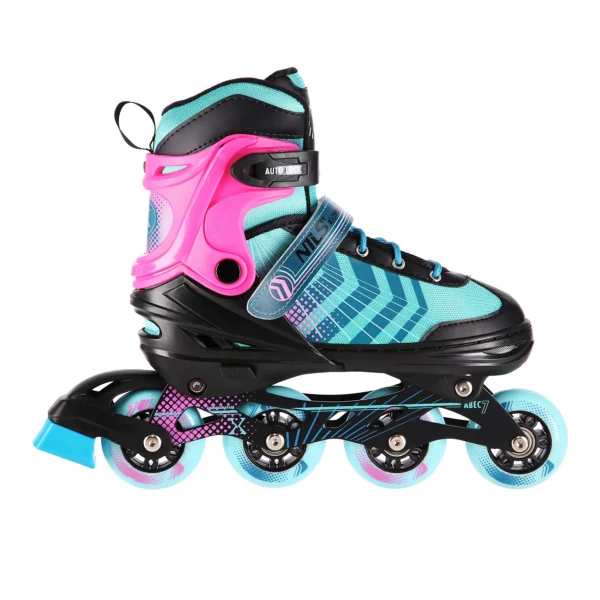 uisud_4in1_NilsExtreme_NH18192A-BlackViolet-6-2 4in1 (rull)uisud NILS EXTREME NH18192 In-line Skates/Hockey Ice Skates, S (29-33), Black/Violet
