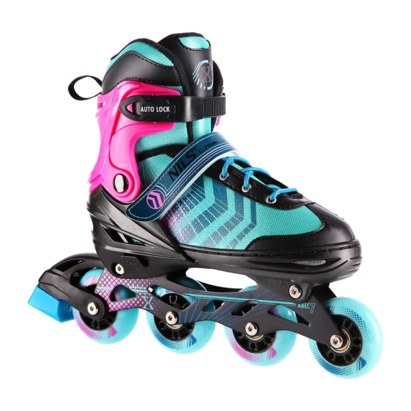 uisud_4in1_NilsExtreme_NH18192A-BlackViolet-8-2 4in1 (rull)uisud NILS EXTREME NH18192 In-line Skates/Hockey Ice Skates, S (29-33), Black/Violet