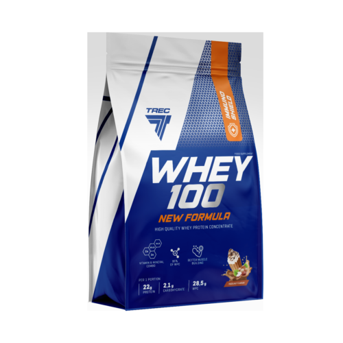 valgupulber_Trec_Whey100NewFormula-Hazelnut Valgupulber TREC Whey 100 New Formula 700g, Hazelnut