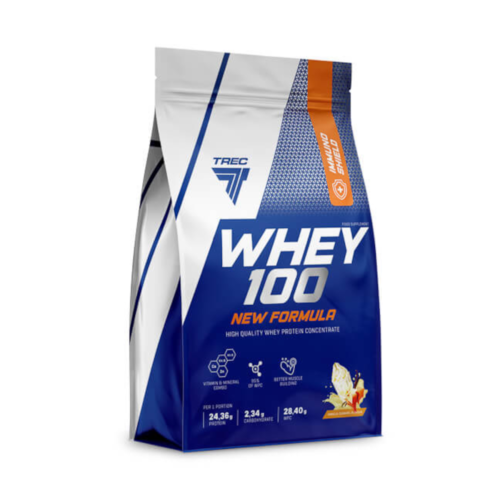 valgupulber_Trec_Whey100NewFormula_700g-PeanutButterVanilla Valgupulber TREC Whey 100 New Formula 700g, Peanut Butter-Vanilla