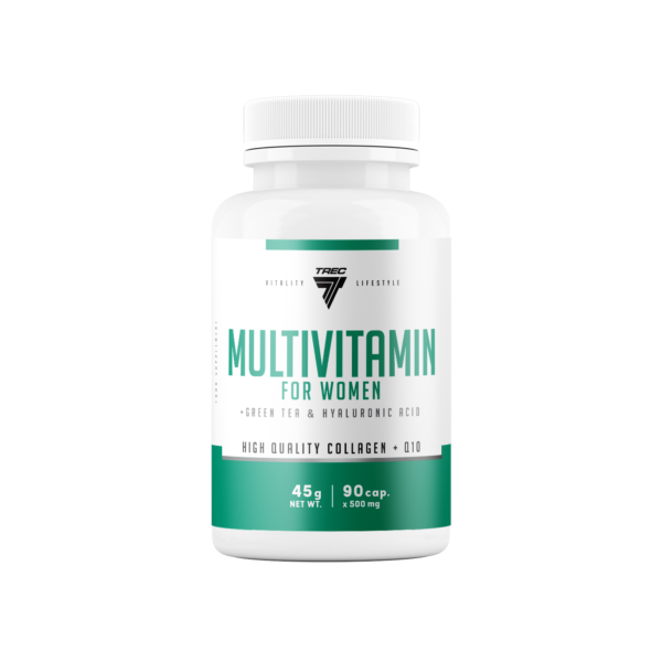vitamiin_Trec_MultivitaminforWomen-90cap Multivitamiin naistele TREC Multivitamin for Women, 90 kapslit