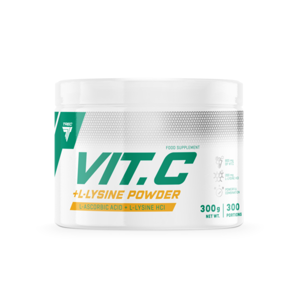 Vitamiinipulber TREC VIT. C + L-Lysine Powder 300g