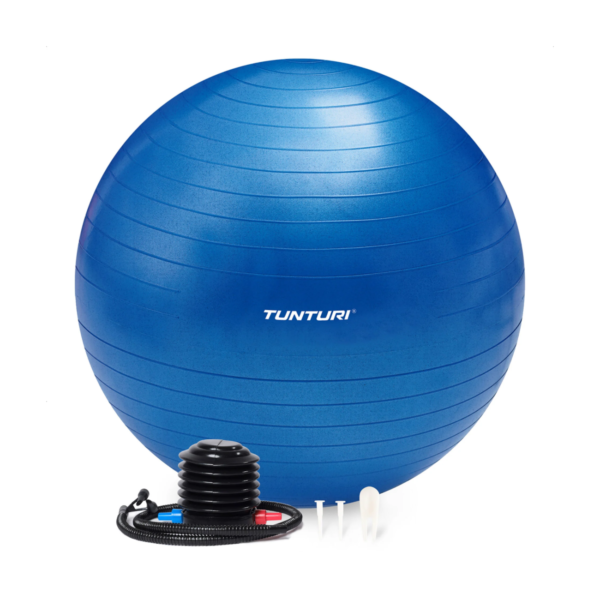 Võimlemispall TUNTURI Gymball 90cm, Anti-Burst, Blue
